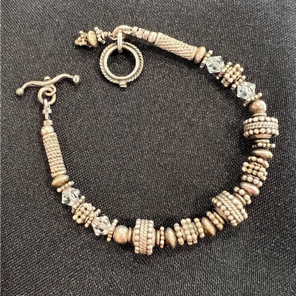 🩶🩶Custom silver beaded bracelet🩶🩶